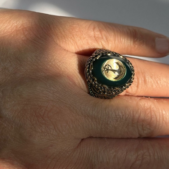 Other - 925 Silver Nautical Pirate Sailor Anchor Ring Unisex